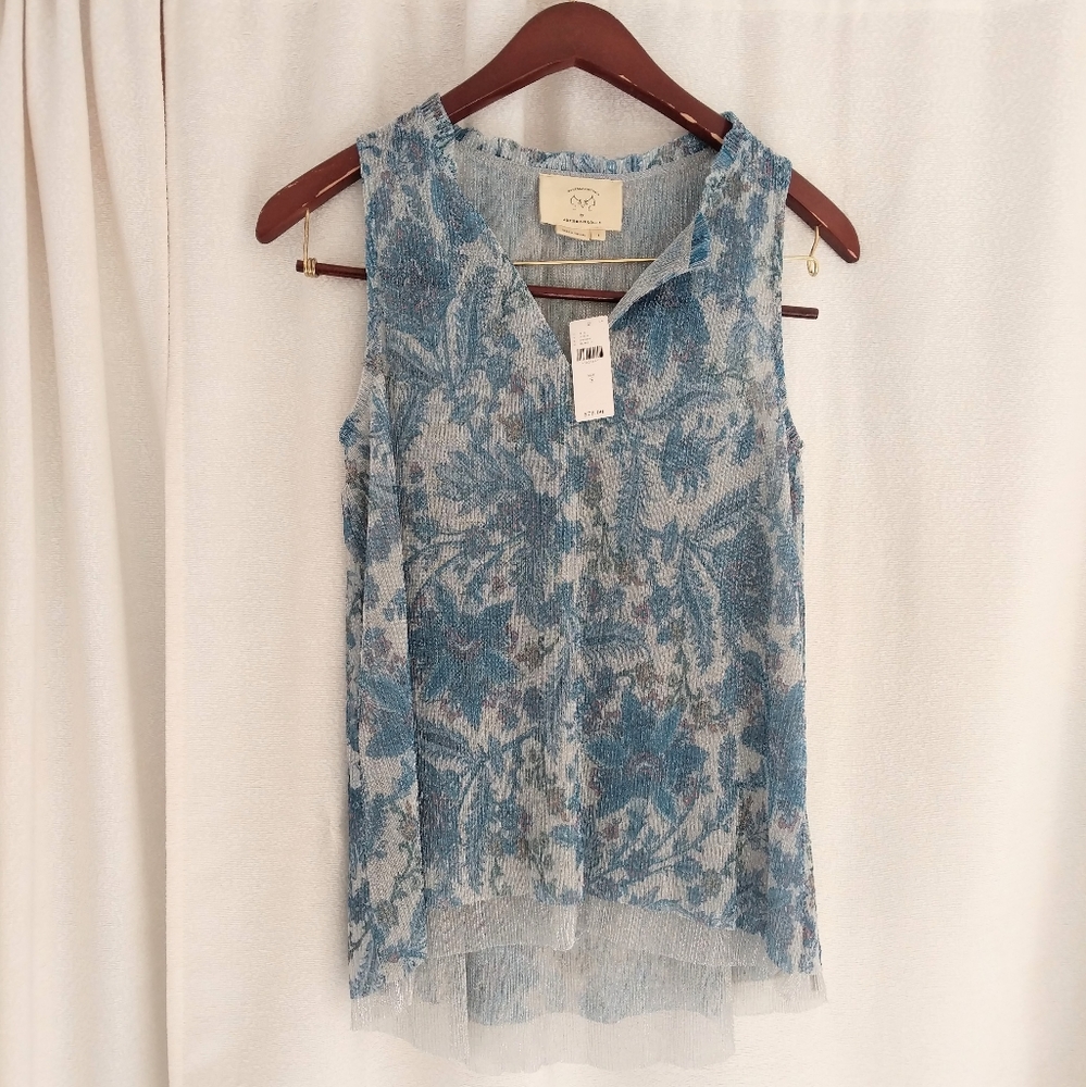 Vanessa Virginia by Anthropologie Floral Blouse